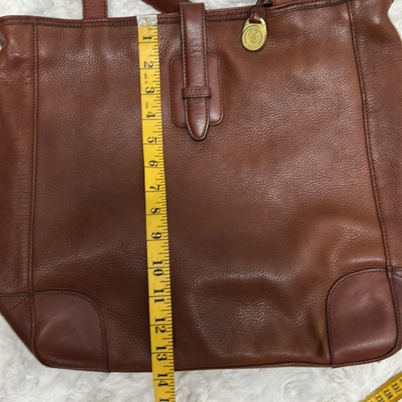 Leather Co. by Liz Claiborne‎ Brown Leather Tote - Picture 9 of 11